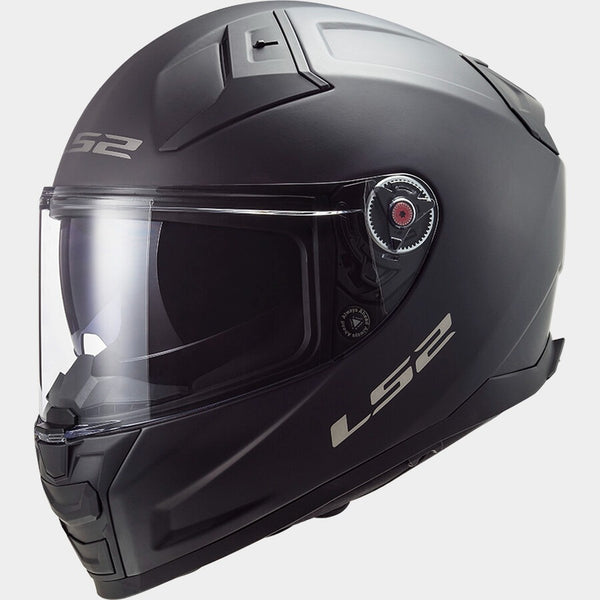 LS2 FF811 Vector II Motorcycle Helmet - Matt Black W/ LS2-4X UCS